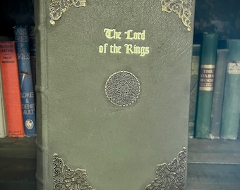 Made to Order Leatherbound The Lord of the Rings by JRR Tolkien Custom Made Lambskin Book