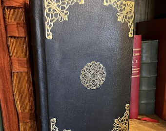 Encuadernación en piel por encargo de La hora de las brujas de Anne Rice