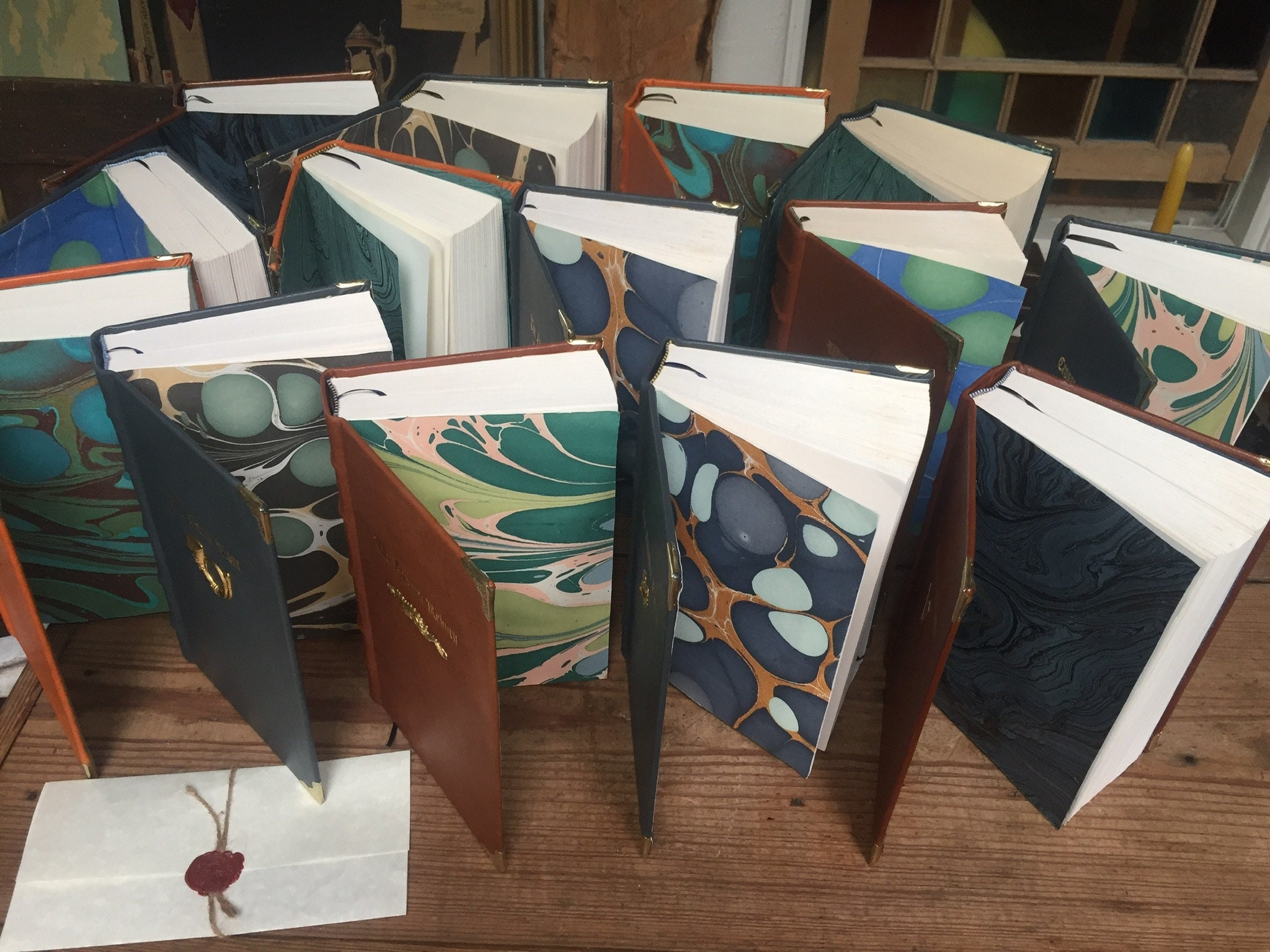 Made to Order Leather Bound Wheel of Time Series Custom Books - Etsy