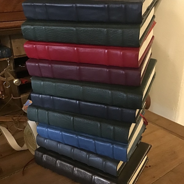 Leather Bound Book - Etsy