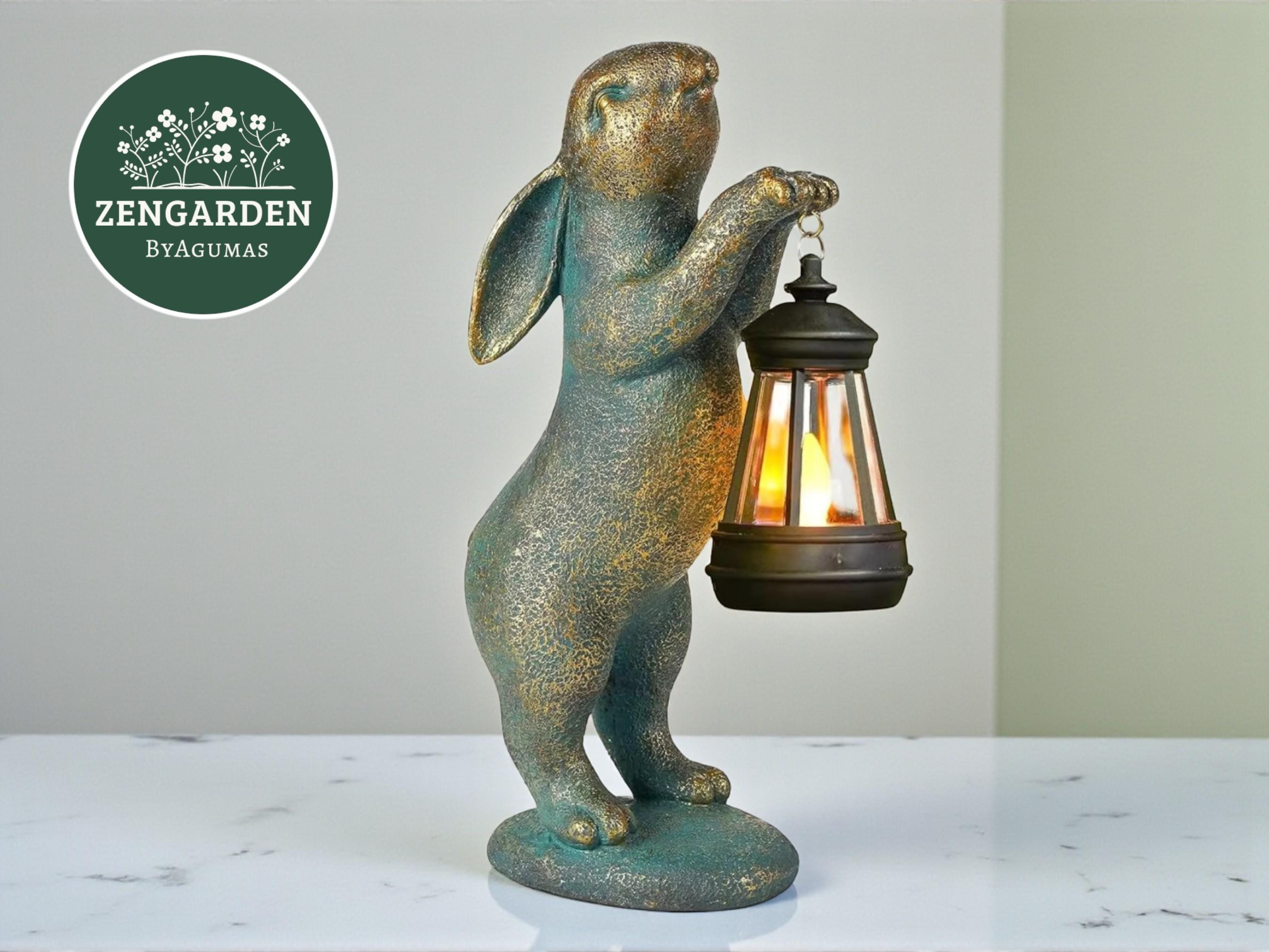 Statua Di Angelo Solare Da Giardino, Luce Di Preghiera Solare, Scultura - Foto 8