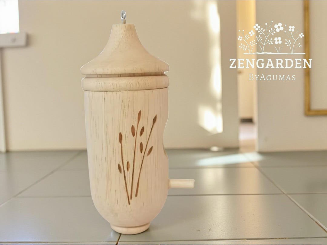 Handmade Wooden Hummingbird House | Hanging Bird Shelter - Etsy