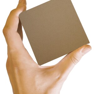 Heavy duty brown chipboard sheets 80 point thick natural Kraft fibers perfect for DIY crafts scrapbook covers photo backing frame supports and handmade boxes smooth surface for painting stamping writing or wrapping with fabric