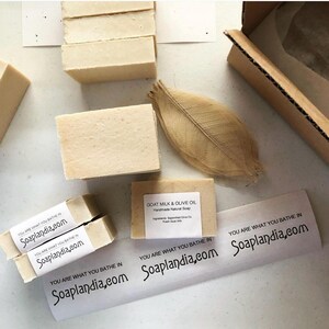 Wholesale 100 Bars Set Natural Basic Goat Milk & Olive Oil Bar Soap, Unscented/Scented, Handmade, Suitable for All Skin Types and Ages.