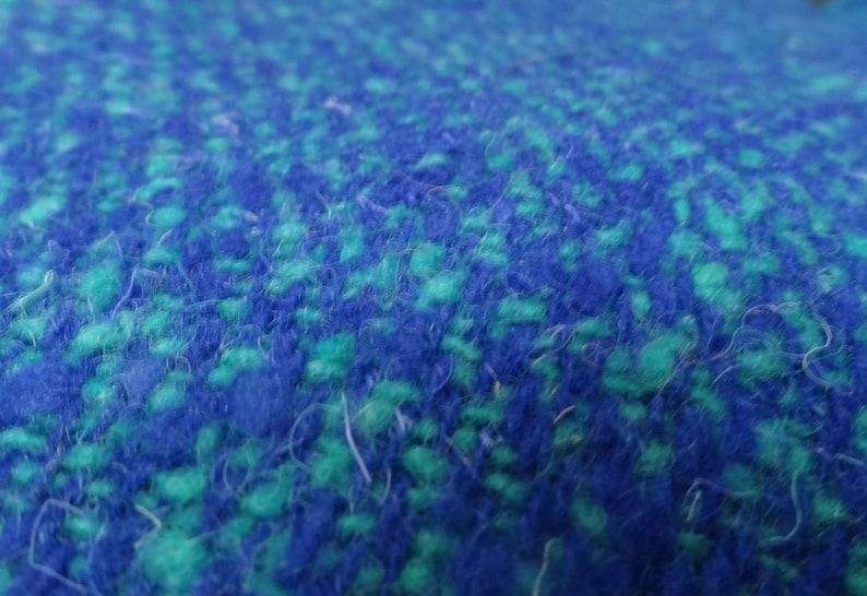 HANDWOVEN WOOL fabric from IRELAND Irish vintage 1980/'s