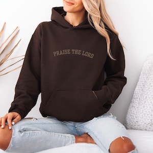 Cozy Faith-Inspired Hoodie, Christian Sweatshirt, Gift for Her, Praise the Lord Apparel, Christian Hoodie, Gift for Him