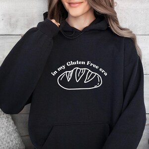 Gluten-Free Humor Hooded Sweatshirt - Perfect for Foodies, Baking Fans, Casual Comfort, Gift for Celiac Awareness, Funny Sweatshirt