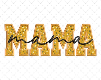 Mama Applikation Stickmuster, Mama gewölbte Umrissdatei für Maschinenstickerei, Instant Download | Muttertag Designs