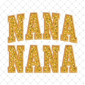 Nana Applique Embroidery Design, Mother&#39;s day  Embroidery File, Nana Holiday Mother Day Embroider File, Instant Download