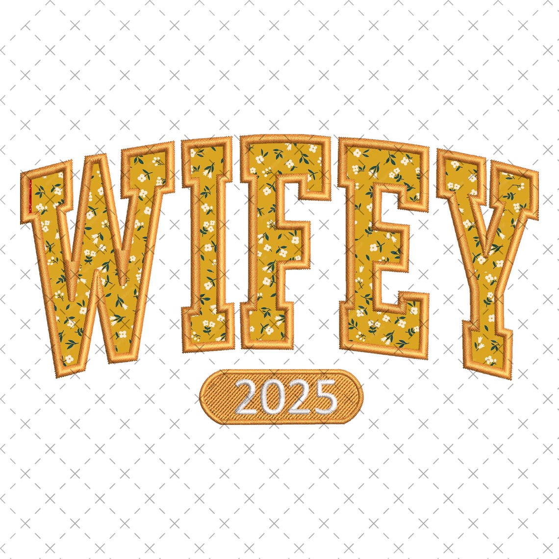 Wifey Applique Embroidery Design | Satin Stitch Wifey Love Embroidery ...