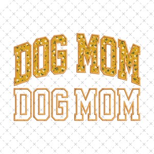 Dog Mom Applique Embroidery Design | Machine Embroidery Mother&#39;s Day Instant | Dog Mom Embroidery Design Digital Download for Dog Lovers
