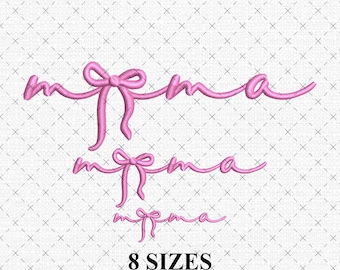 Mama Stickerei, Muttertag Designs, Sofort Download in 8 Größen