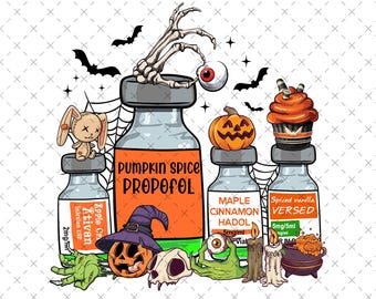 Happy Halloween ER Nurse Png, Halloween ICU Nurse Png, Spooky Nurse, Nursing Halloween Png, Pharmacology Png, Fall Nurse Png Sublimation