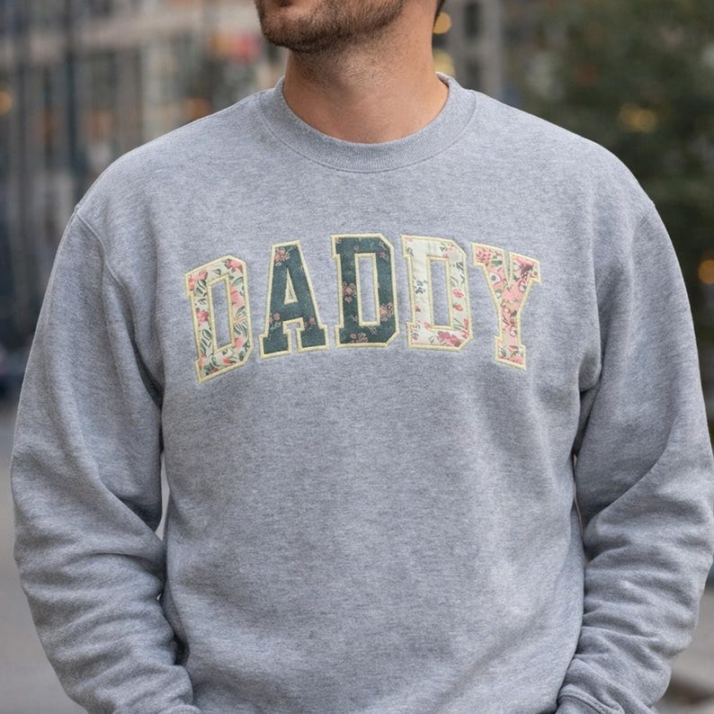Daddy Applique Embroidery Design | Father's Day Satin Gift | Digital ...