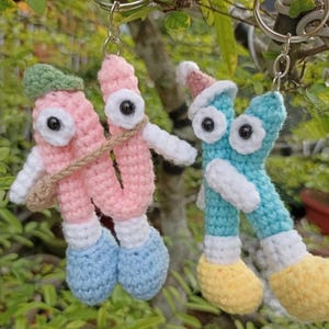 Llavero de crochet personalizado con letras del alfabeto A-Z, hecho a mano, con cierre, colgante para bolso, regalo para amigos.