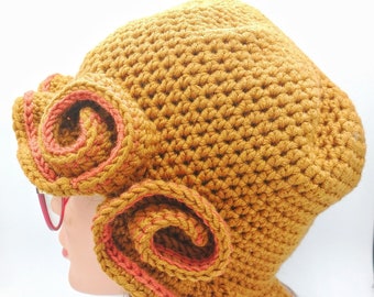 PDF Pattern Only--Sunny Surprises Flapper Cloche Hat 1920's Style Beanie