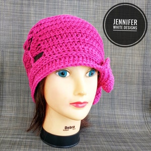 PDF Crochet Pattern Only--The Roaring 2020's Hat, Crochet Pattern, Instructions, Slouch Hat, Beanie