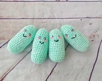 PDF Pattern Only: Big Dill Pickle Plushie Pattern, Amigurumi