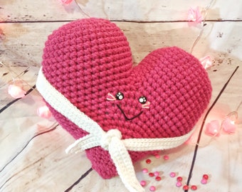 PDF Pattern Only: Bless Your Heart Valentine Pillow Plushie Pattern