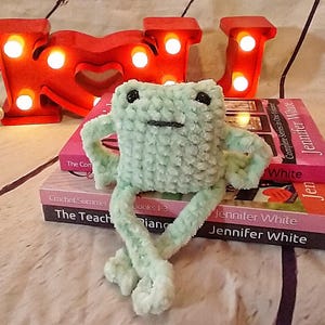 PDF Pattern Only: Long-Legged Frog Plushie Pattern, Amigurumi