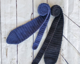 PDF Pattern Only-Men's Neck Tie, Crocheted neckwear