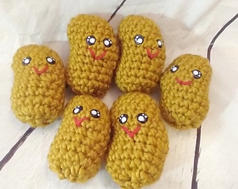 PDF Pattern Only: Chimkin Nuggies Crochet Pattern, Chicken Nugget Pattern