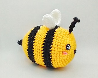 PDF Pattern Only: Mr. Bumbles Chonky Bee Crochet Pattern, Bee Plushie Pattern