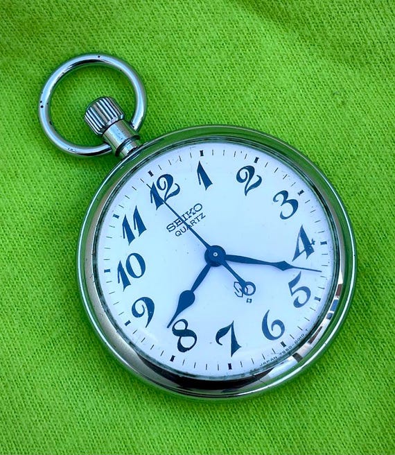 SEIKO Pocket Watch with Breguet Numerals