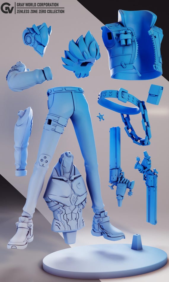 Billy Kid (zenless Zone Zero) | Resin Garage Kit | -fan Art