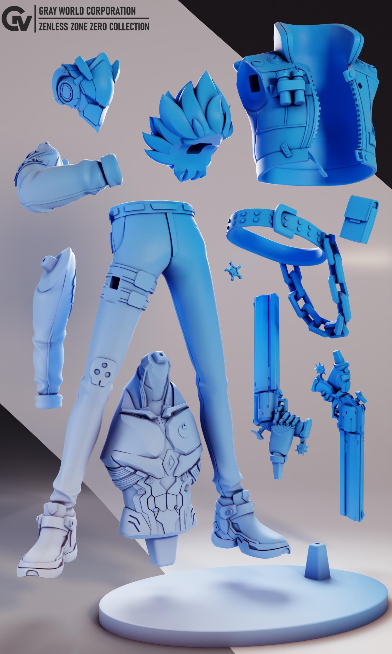 Billy Kid (zenless Zone Zero) | Resin Garage Kit | -fan Art