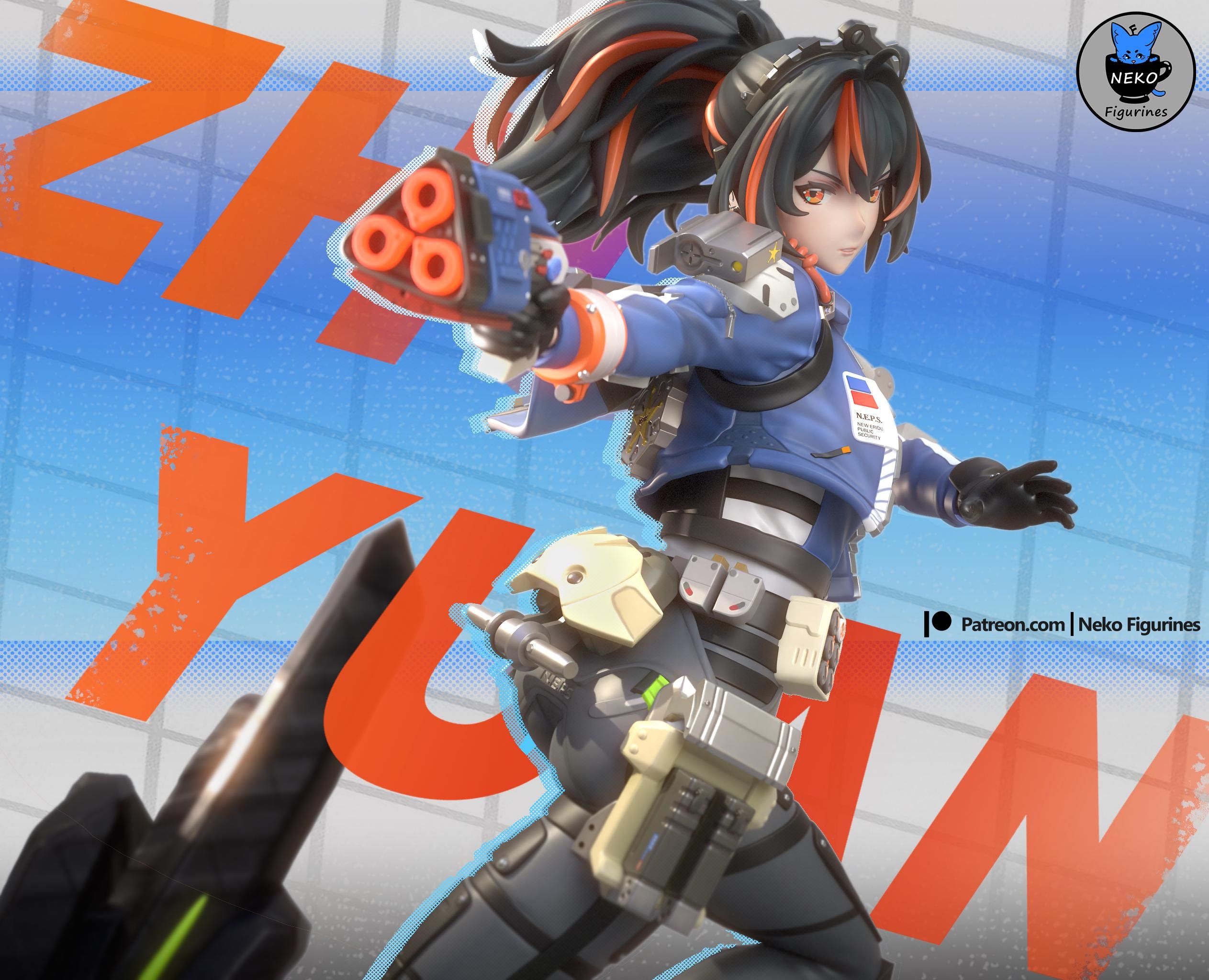 Zhu Yuan (Zenless Zone Zero) | Resin Garage Kit | -Fan Art- | Neko Figures