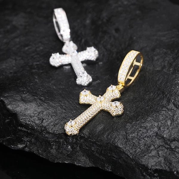 Hip Hop Cross Pendant - Etsy