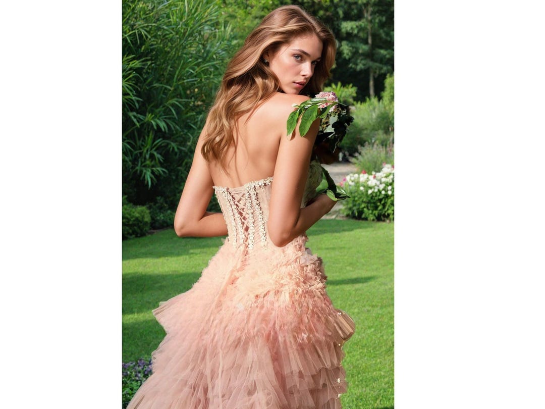 Fairy Prom Dress Princess Tulle Corset Dress Formal Graduation Dress Y6960 main image 1