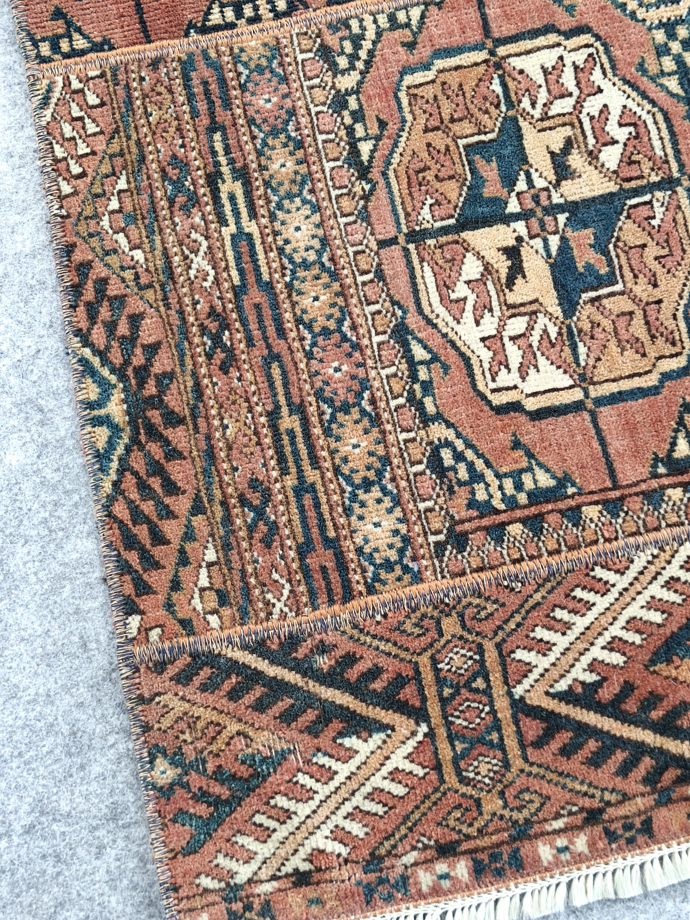 ペルシャ アンティーク ランナー ラグ ペルシャ トライバル ランナーラグ 3.5 x 10.7、ハンドノット