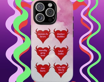 Fantasy tropes phone cover | enemies to lovers | romantasy