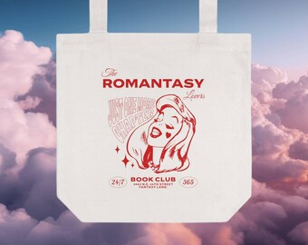 Romantasy book lovers tote bag