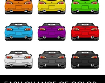 HONDA S2000 S2K - Vector Art /svg/ai/eps/png/pdf/4k - Etsy