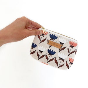 Mini Zipper Pouch, Small Zipper Pouch, Stocking Stuffer image 2