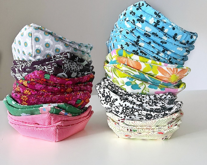Fabric tray, cozy, coasters