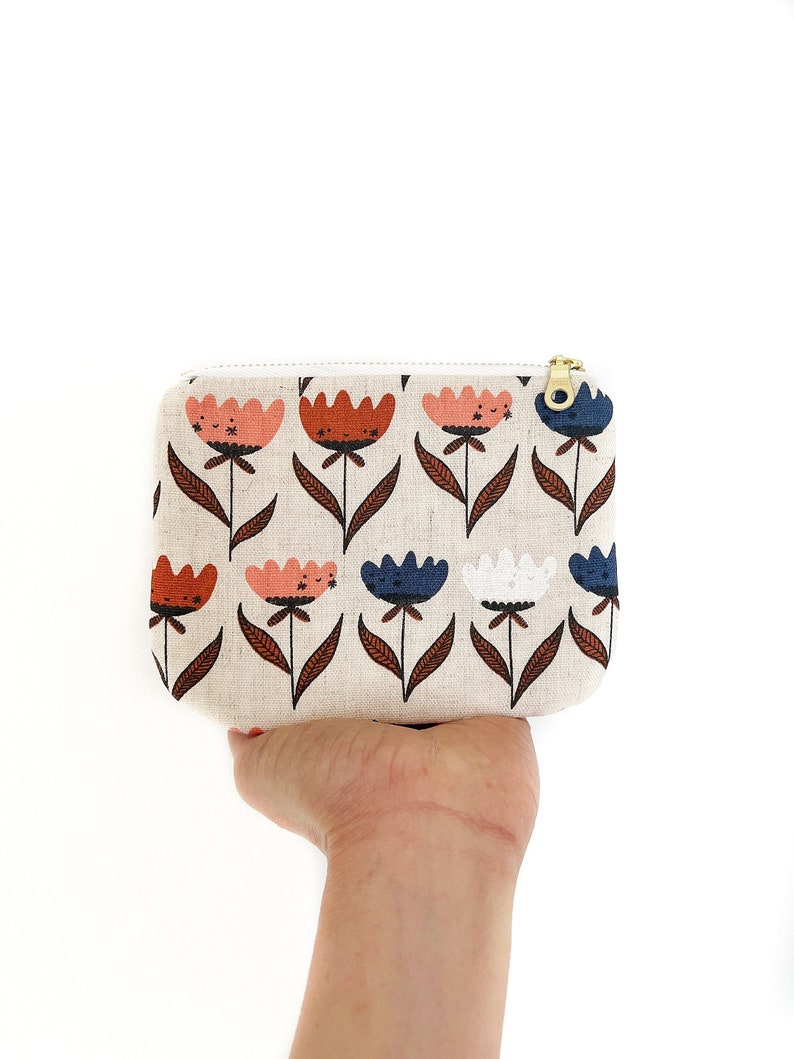 Mini Zipper Pouch, Small Zipper Pouch, Stocking Stuffer image 4