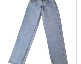 Vintage 1980's Steel Distressed Straight Leg Jeans Size 7