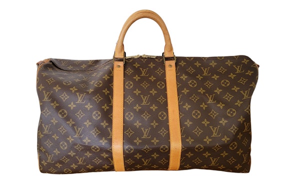 Monogram Bandouliere Keepall 55 Duffle (Authentic Pre-Owned)