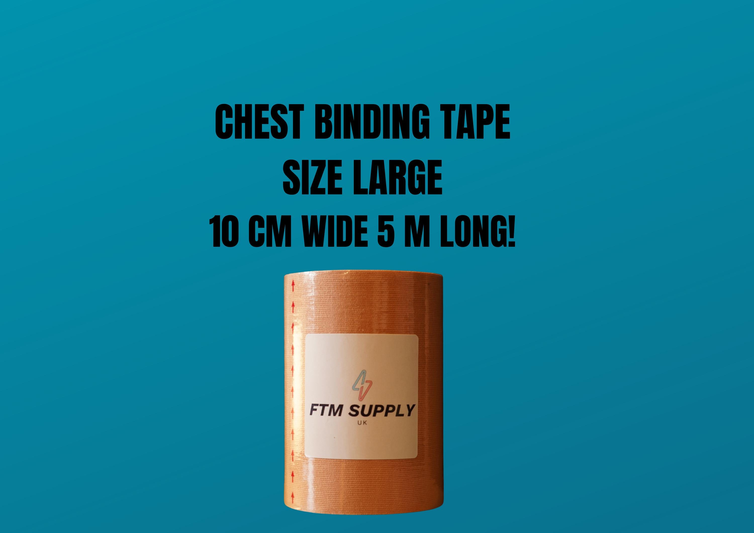 2-Pack 10,5 Cm Brede FTM Trans Borstband - Extra Wide Bindtape
