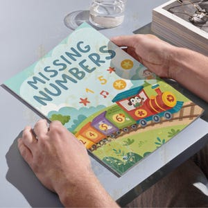 Interactive Missing Numbers Train Toy – Fun Educational Game for Kids to Learn Counting, Number Recognition, and Sequencing Skills!