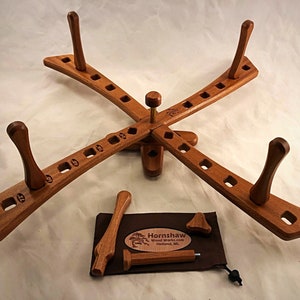 Windmill style - Sapele Yarn swift - Skein Winder