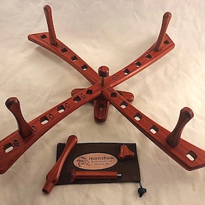 Windmill Style - Padauk Yarn swift - Skein Winder