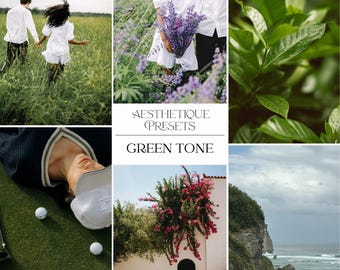 Outdoor Natural | Green Tone Lightroom Presets Pack