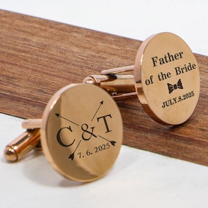 Round Custom Cufflink For Husband,Wedding Day Cufflinks,Father of the Bride Cufflink,Cufflinks,Personalized Cufflinks,Gift For Him