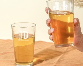 Copos de cerveja personalizados, copos de cerveja personalizados, copos de cerveja masculinos, copos de cerveja gravados, utensílios de bar, presente para amantes de cerveja, presente para papai e vovô