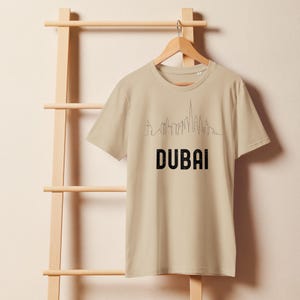 Dubai Organic Cotton T-Shirt: Unisex Travel Souvenir